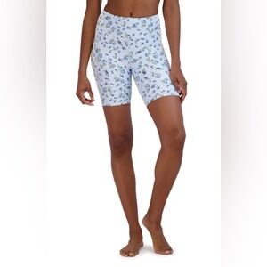Sage Collective Ditsy Floral High Waist Bike Short Size Small